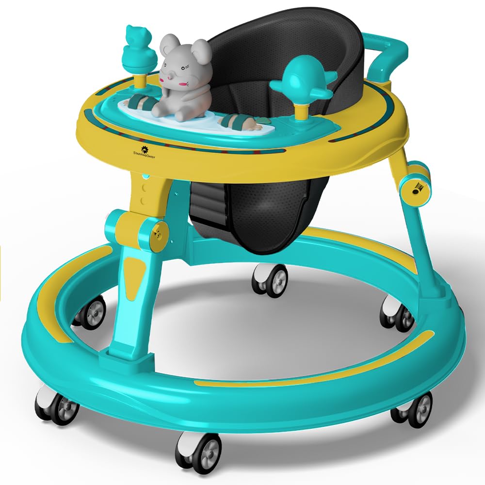 StarAndDaisy 360 Baby Walker 6-24 Months / 7 Level Height Adjustment Walker for