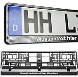 Hochleistungsfolie Moto 2X Kennzeichenhalterung Carbon mit Wunschtext Kennzeichenhalter Kennzeichenrahmen NEU