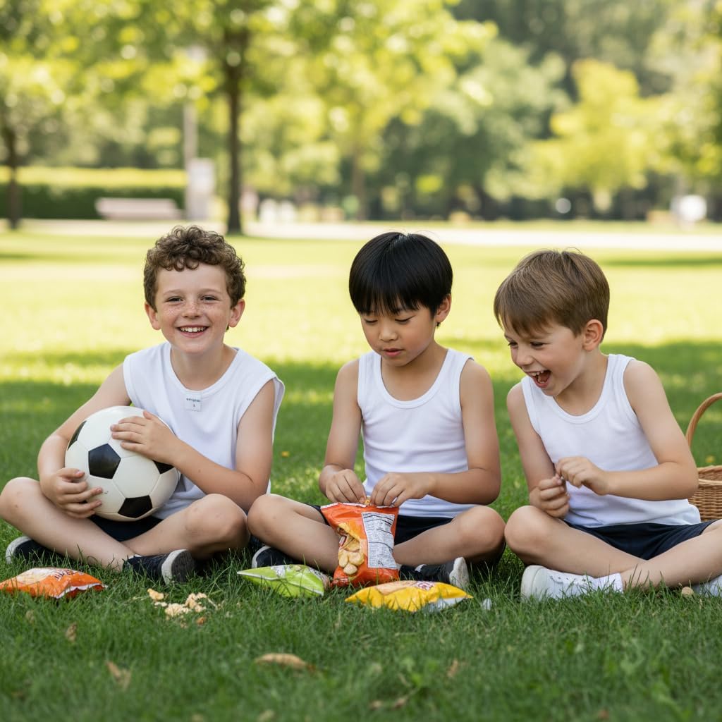 Key Chain Boys' 100% Cotton Tank Tops - 2-Pack of Comfortable Athletic Undershirts - Image 8