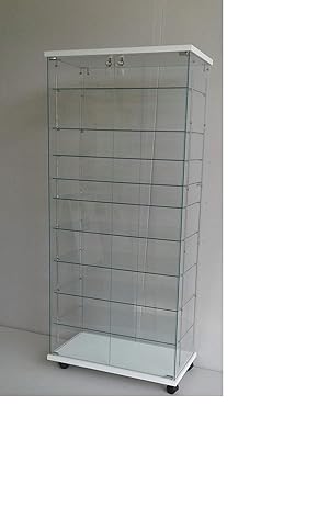 AB 9 Estantes Graduables, Vitrina para modelismo, Vitrina para exhibición, Vitrina para coleccionismo