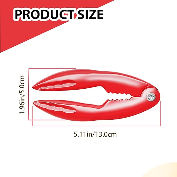 2 Pack Seafood Crackers Set, Multifunctional Crab Leg and Lobster Crackers, Robust Tools for Shellfish and Nuts, Ideal for Home Kitchen Use