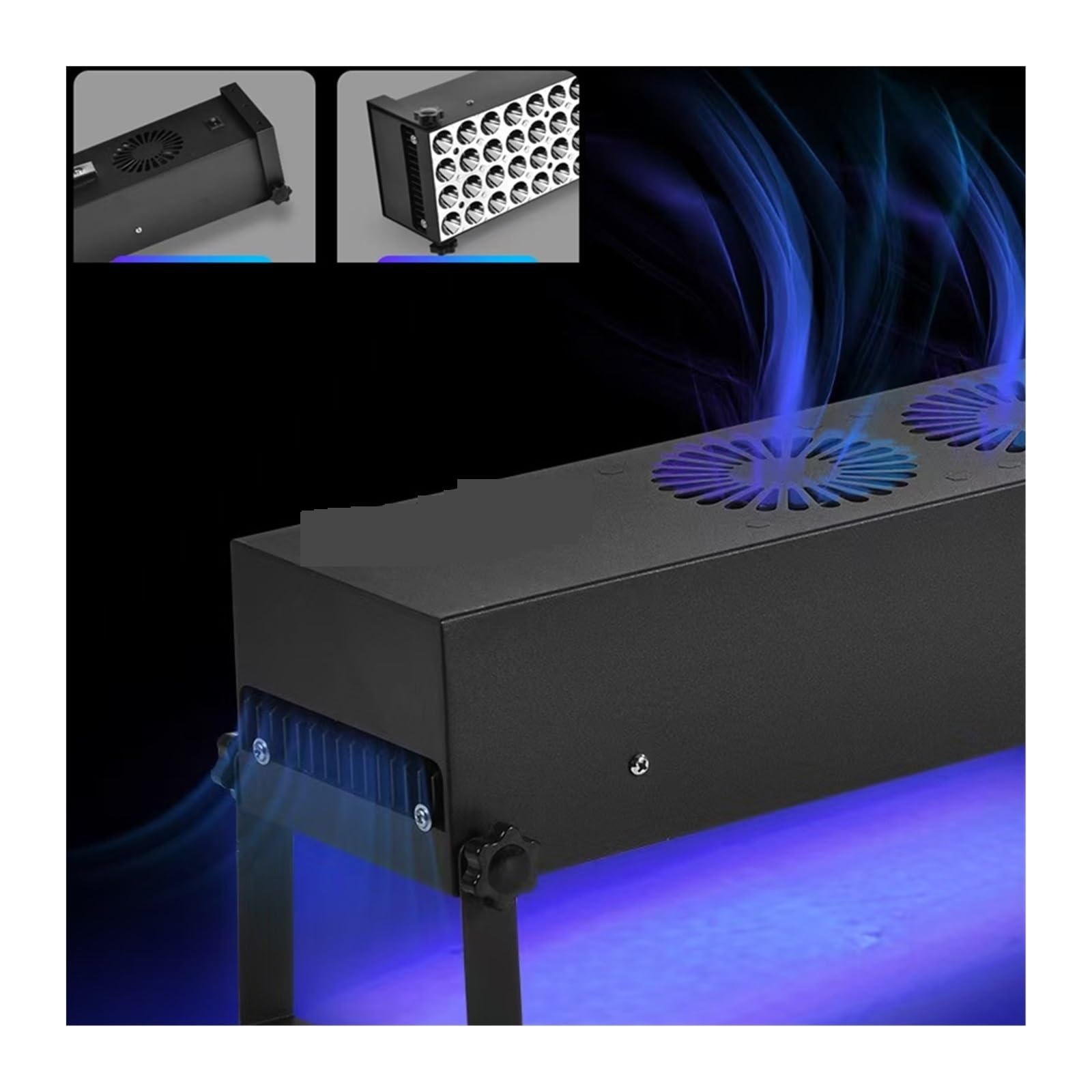 lámpara de curado UV, Lámpara De Curado UV Portátil 120W, Adhesiva Sin Sombras 395nm Y 365nm, Detección Fluorescencia Seca, Reparación Vidrio(395nm)