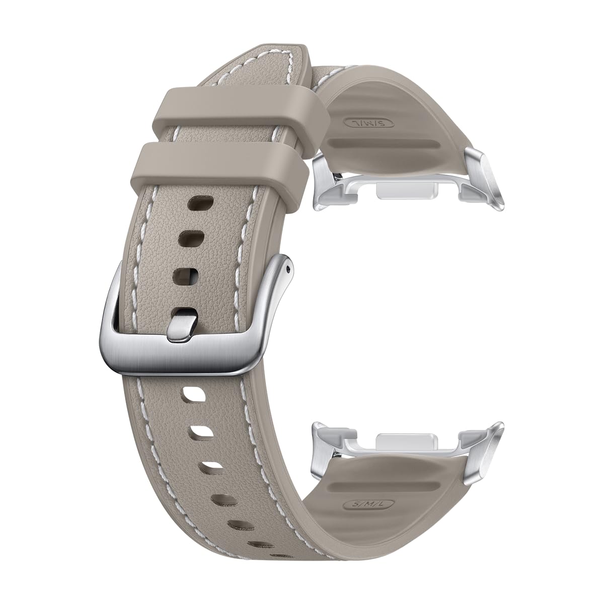 Samsung Galaxy Watch8 Hibrit Deri Kordon S/M/L Kum Rengi