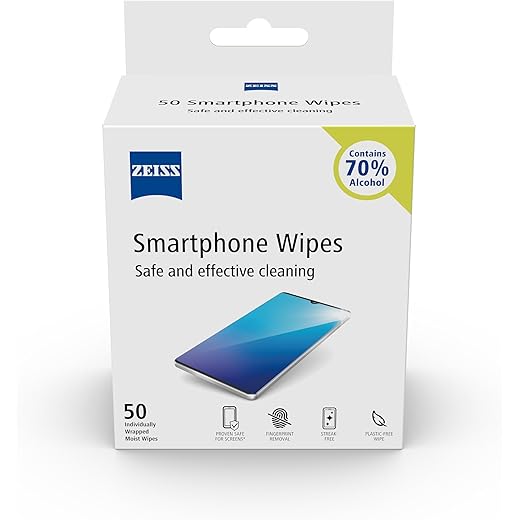 ZEISS Smartphone Wipes 50ct