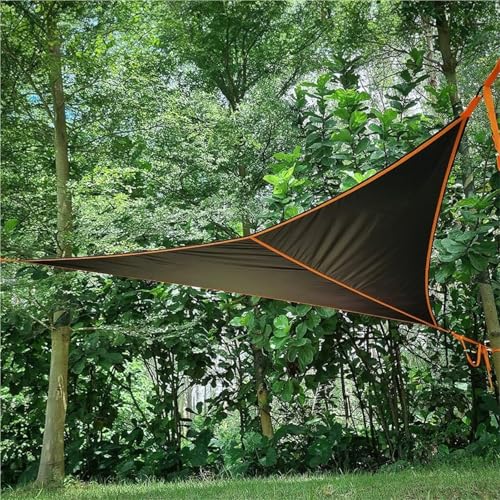 Extra große Dreieck-Hängematte für 3 Personen, strapazierfähig, Outdoor-Camping, Antennen-Hängematte mit Gurten und Aufbewahrungstasche, trägt bis zu 227 kg, perfekt für Abenteuer und Entspannung. Garten