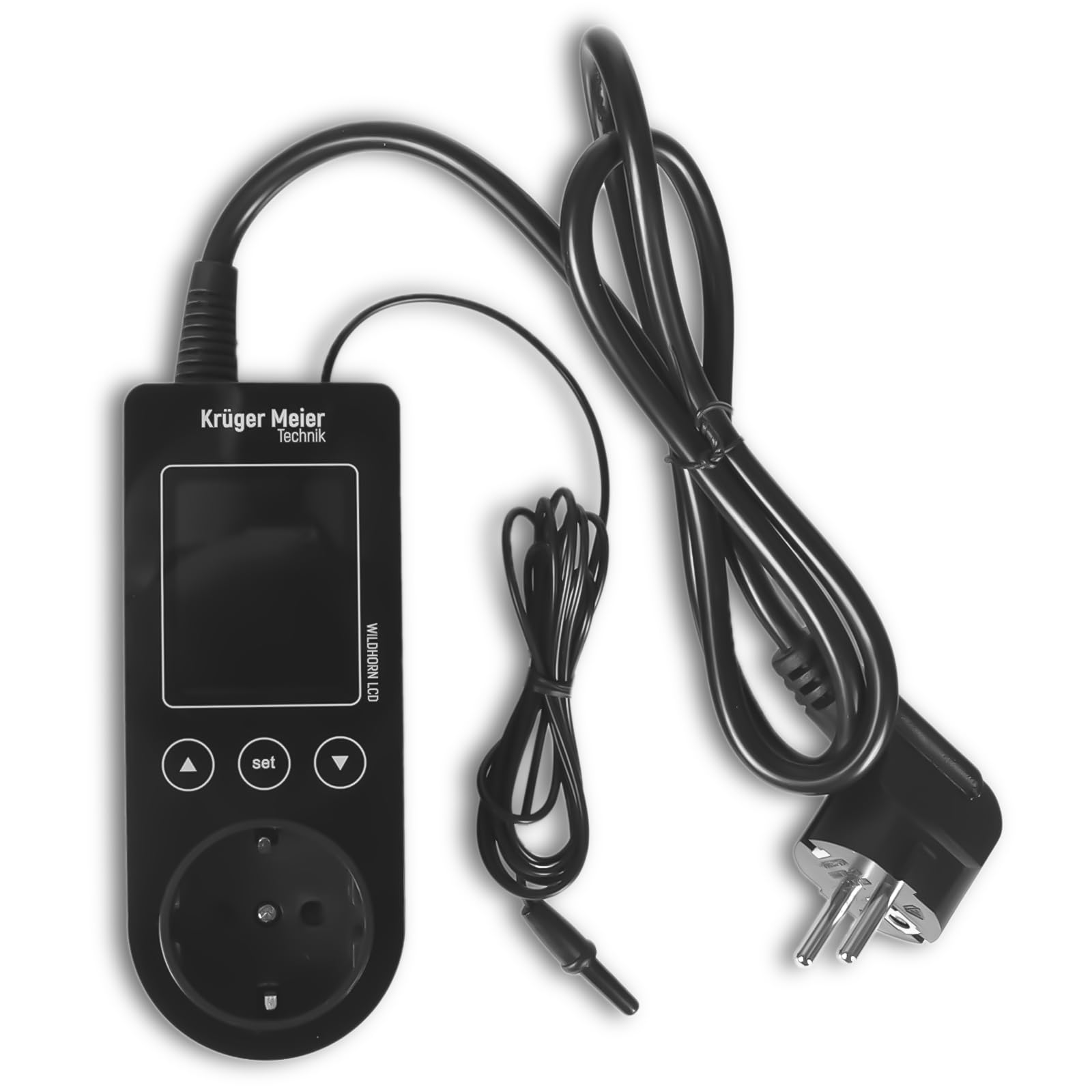 Wildhorn LCD Thermostat für Aquarium & Terrarium – Digitaler Temperaturregler mit LCD Display