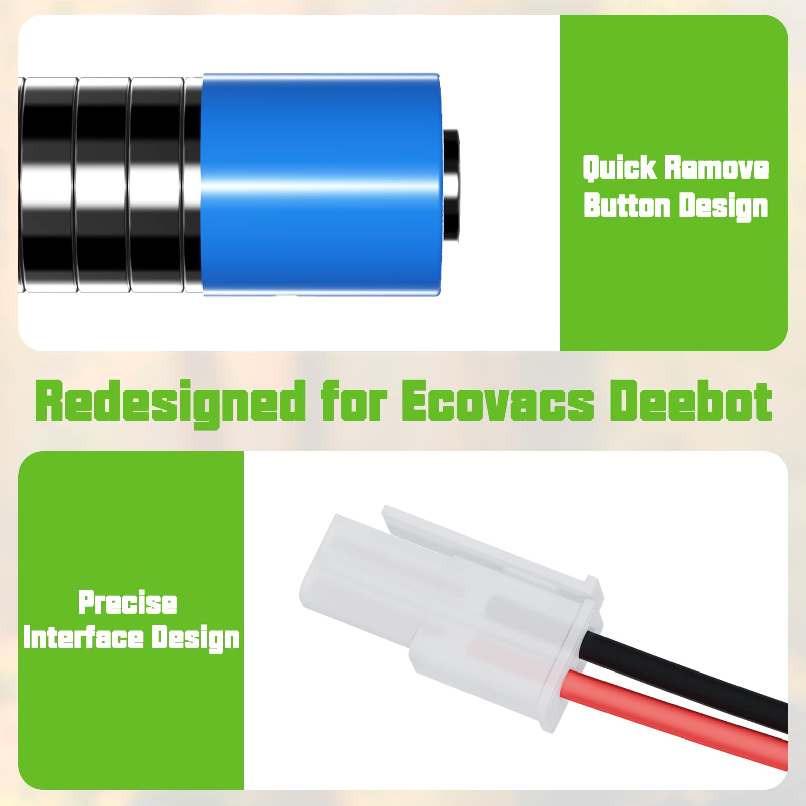 2 paquetes de 5000 mAh NI-MH batería de repuesto para cortacésped Husqvarna Automower 210C, 220AC, 230ACX, 260ACX, 265ACX, Solar Hybrid, G2 2004-2006, AU-18C, AU-18V, 535120901, 535120901, 535120901