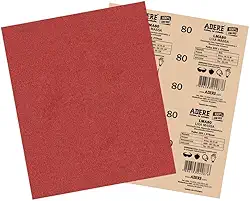Folha Lixa massa Papel Vermelha Adere Lma50 225mmx275mm - 25 Folhas