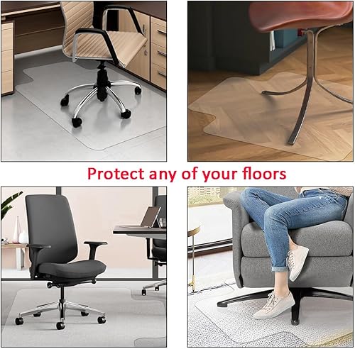 Miniatura 2 de Tapete para silla de oficina para suelos de madera dura y azulejos, protección del suelo, tapetes para sillas de juegos, tapetes para sillas de