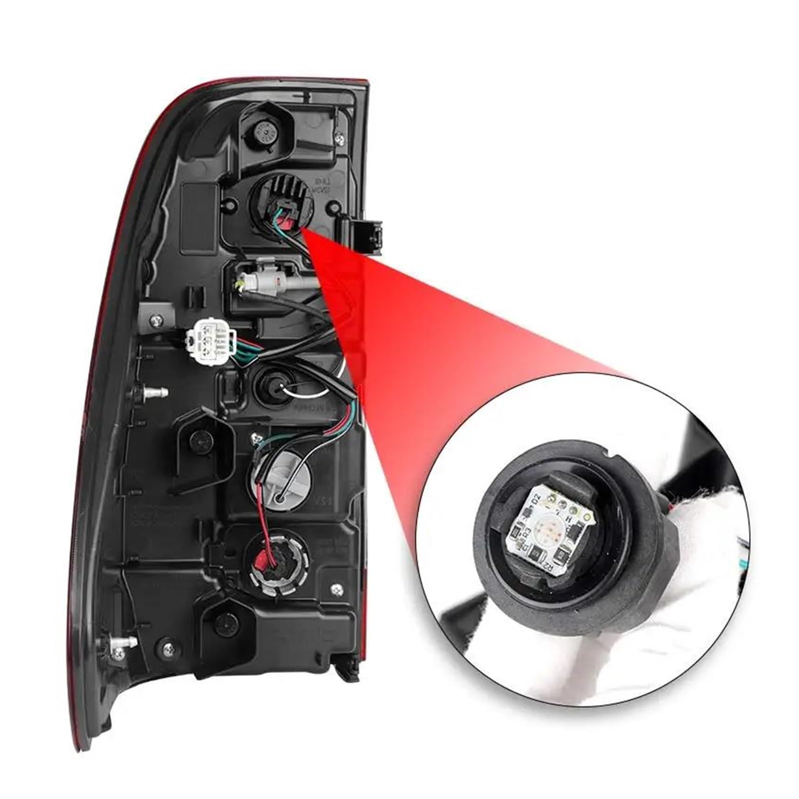 Freno Posteriore Lampadina fanale posteriore 81536-15120 per Toyota per Corolla per Sienna per Hilux 2016-2023 Modulo LED Fanale posteriore freno(2pcs Light Bulb)