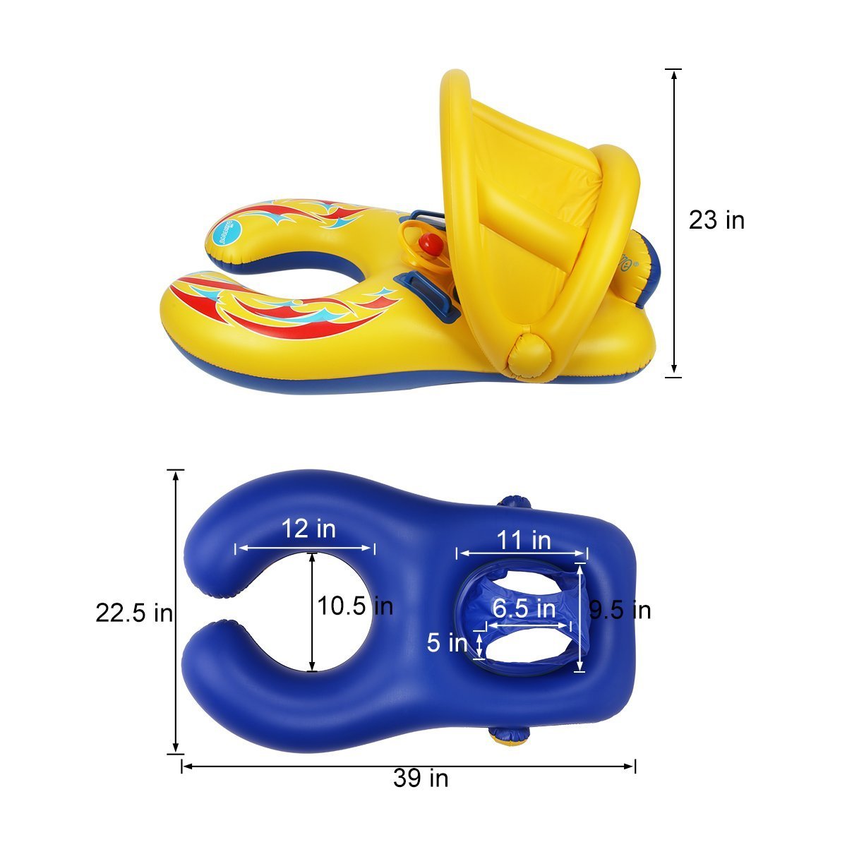 Generic flotteur bateau de natation bébé piscine gonflable Generic flotteur bateau de natation bébé piscine gonflable