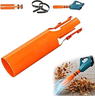 Cyclone 2X Blower Attachment Leaf Blower Air Booster, Venturi Effect Airflow Amplifier Nozzle for 2–4 Inch Leaf Blower Tubes, Cordless Yard Cleanup Attachment for Increased Reach