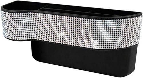 Miniatura 5 de Bling - Organizador lateral para asiento de automóvil, relleno de espacio para asiento de automóvil, organizador de almacenamiento de consola de