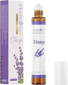 Aromatherapy Essential Oil Roll On Blend Relaxation Gift for Women, Natural and Pure Essentail Oils with Travel Size Roller Ball Bottle Calm, 1