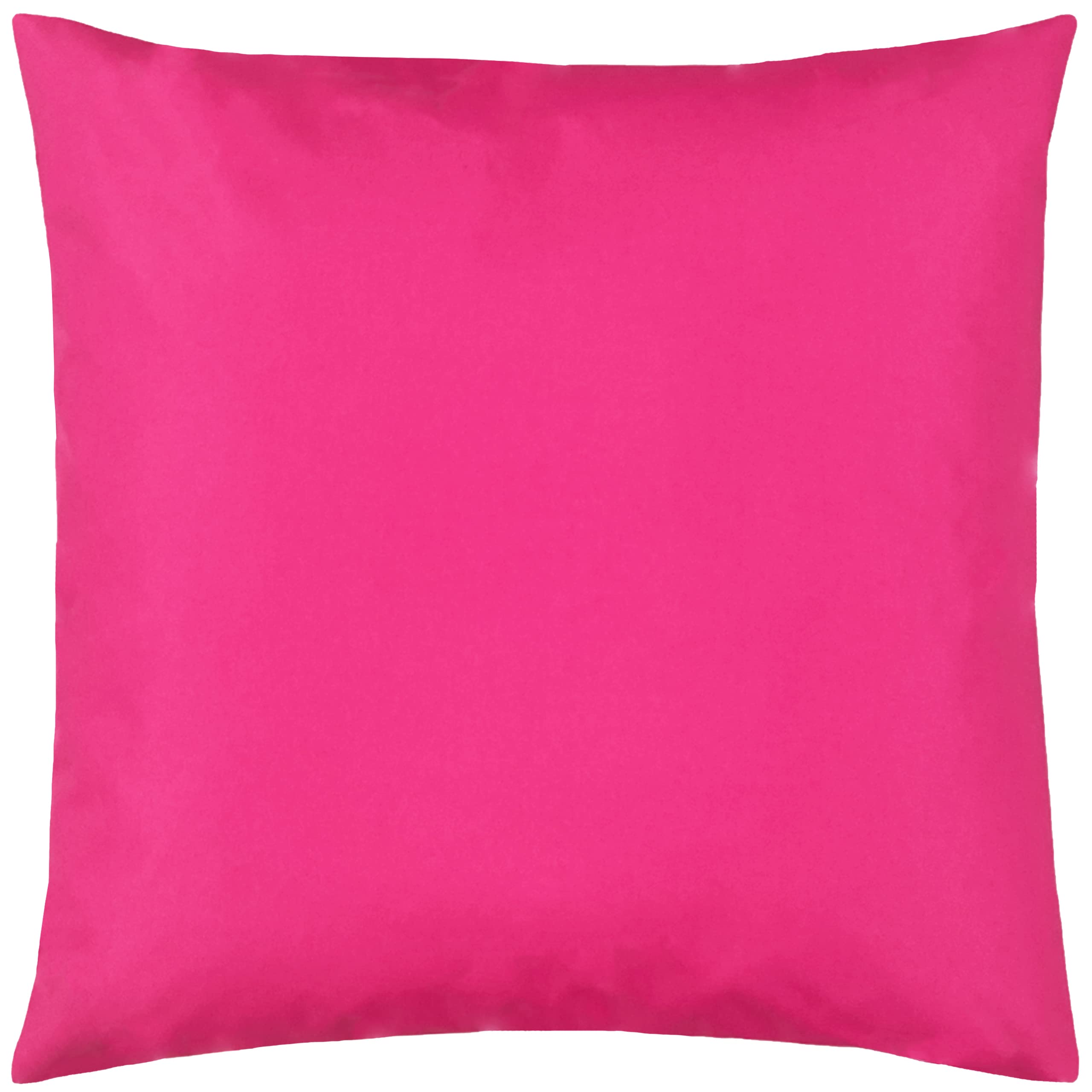 Furn Pink Plain Water & Uv Resistant Reversible Outdoor Cushion In | Size: 55Cm X 55Cm