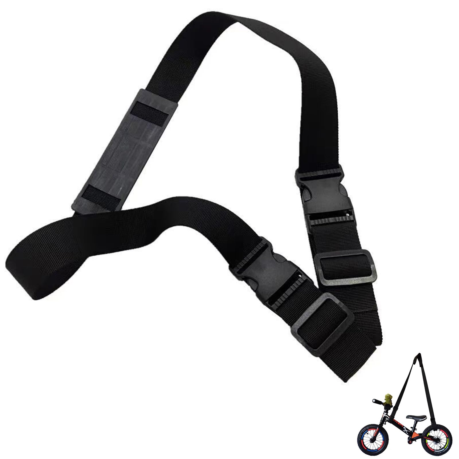 HORREX Accesorios Patinete Electrico, Universal Ajustable Correa Hombro Patinete Electrico Niño, Correa Transporte Mano Niños Bicicleta Plegable para Patinetes Eléctricos Bolsas de Portátil