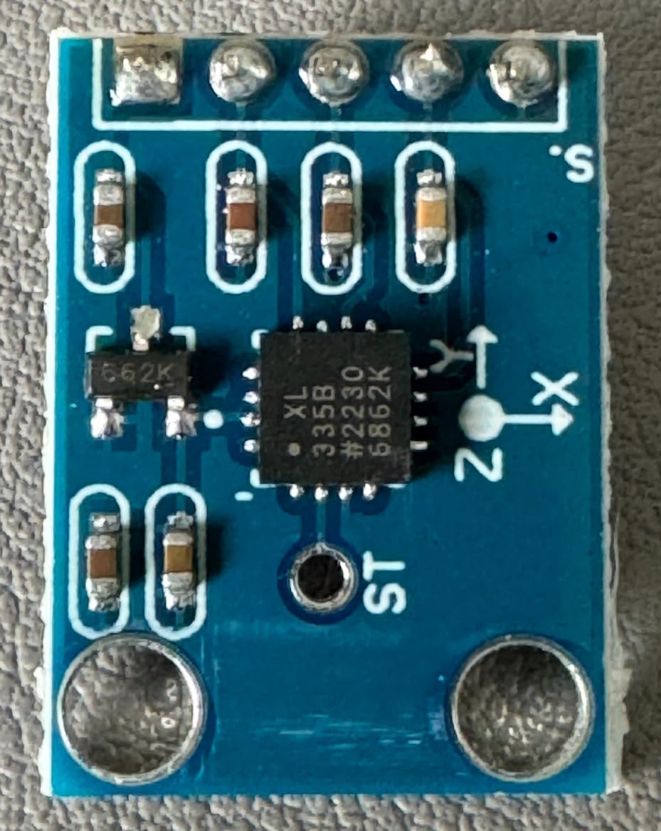 DEVMO 2PCS ADXL335 3-Axis Accelerometer Angular Transducer Module ...
