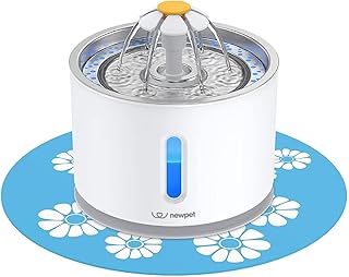 2.4 L Bebedouro Fonte Gato Cão Filtragem Purificação Pet, bebedouro automático para gatos bebedouro para cães (bebedouro gatos)