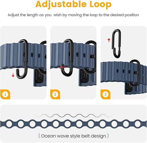 Miniatura 2 de NotoCity Compatible with Garmin Fenix 6X6X Pro Band, 26mm Ocean Silicone Sport Watch Band for Fenix 5X, Fenix 5X Plus, Fenix 7X, Instinct 2X Quatix