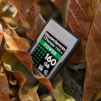 Delkin Devices 160GB Power CFexpress Type A VPG-400 Memory Card - DCFXAPWR160
