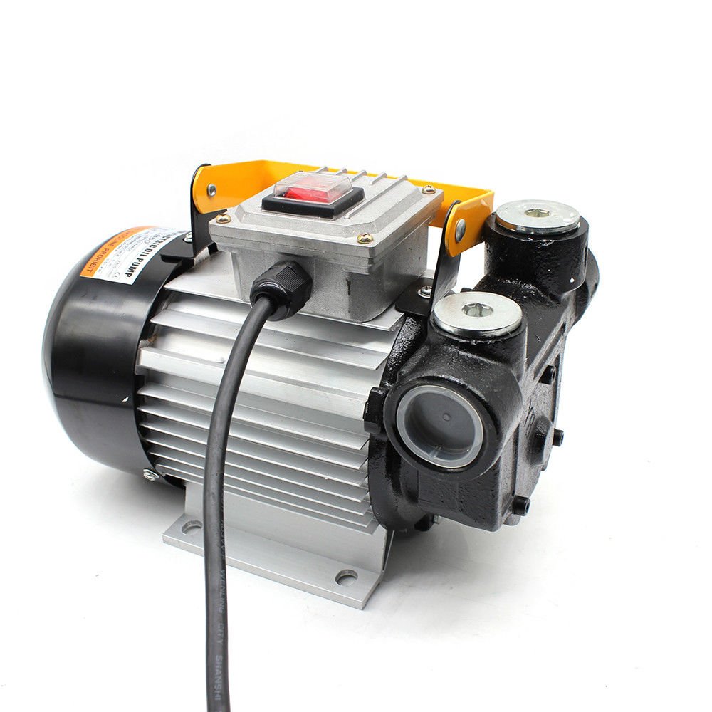 Pompa elettrica per carburante YUNRUX 230V 550W Pompa di trasferimento Pompa per olio combustibile Pompa diesel Autoadescanti Pompa di aspirazione olio 60L/Min