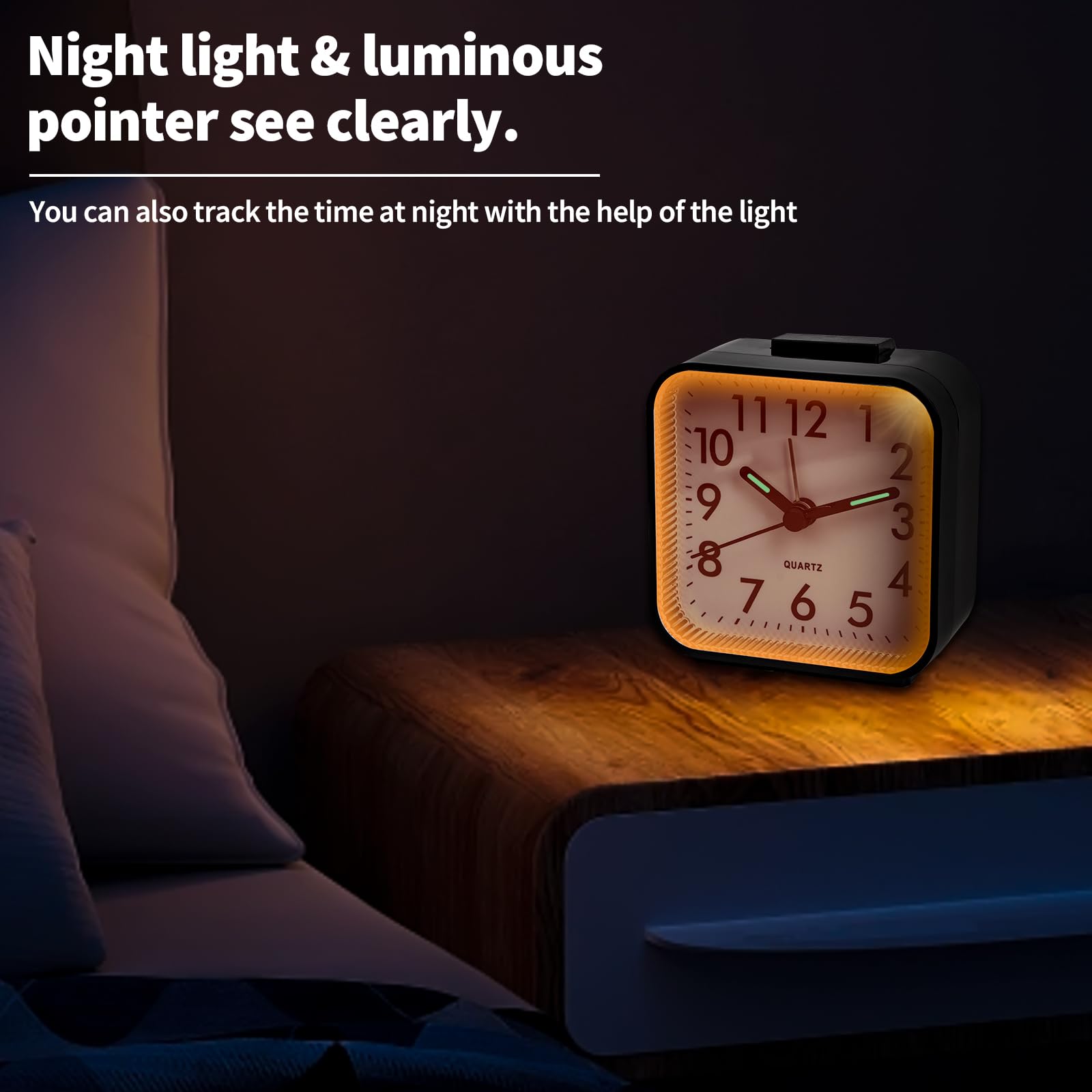 Reveil Lumineux Réveil Numérique LED Avec Veilleuse 15 Couleurs - 2 Alarmes, Snooze, Commande Vocale Et Port USB - Gerbala Réveil 2 Alarmes Snooze