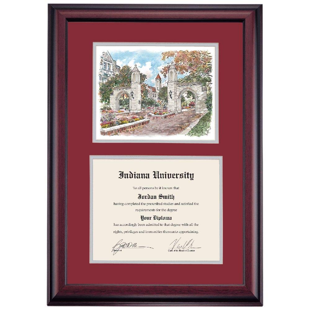 IUSB Indiana University South Bend diploma frame campus certificate