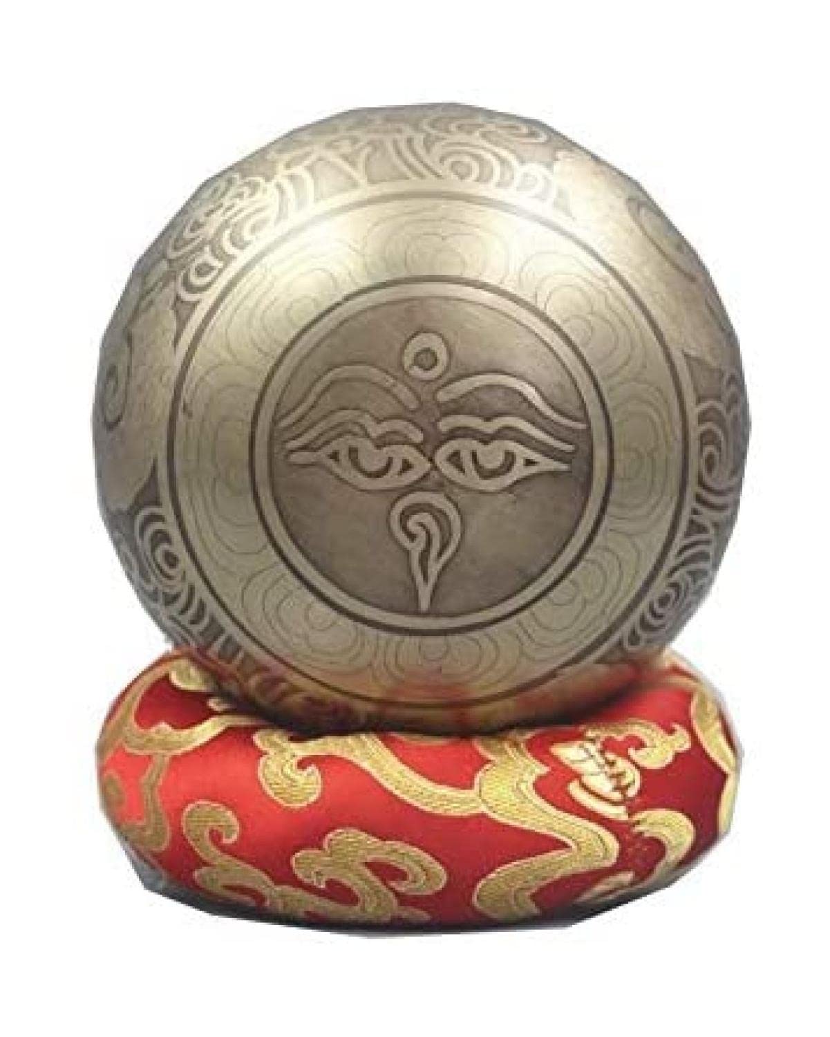 Set di campane tibetane facili da suonare per principianti, campane per meditazione buddista in metallo con cuscino percussore, suono meraviglioso per yoga, rilassamento, guarigione dei chakra, pregh