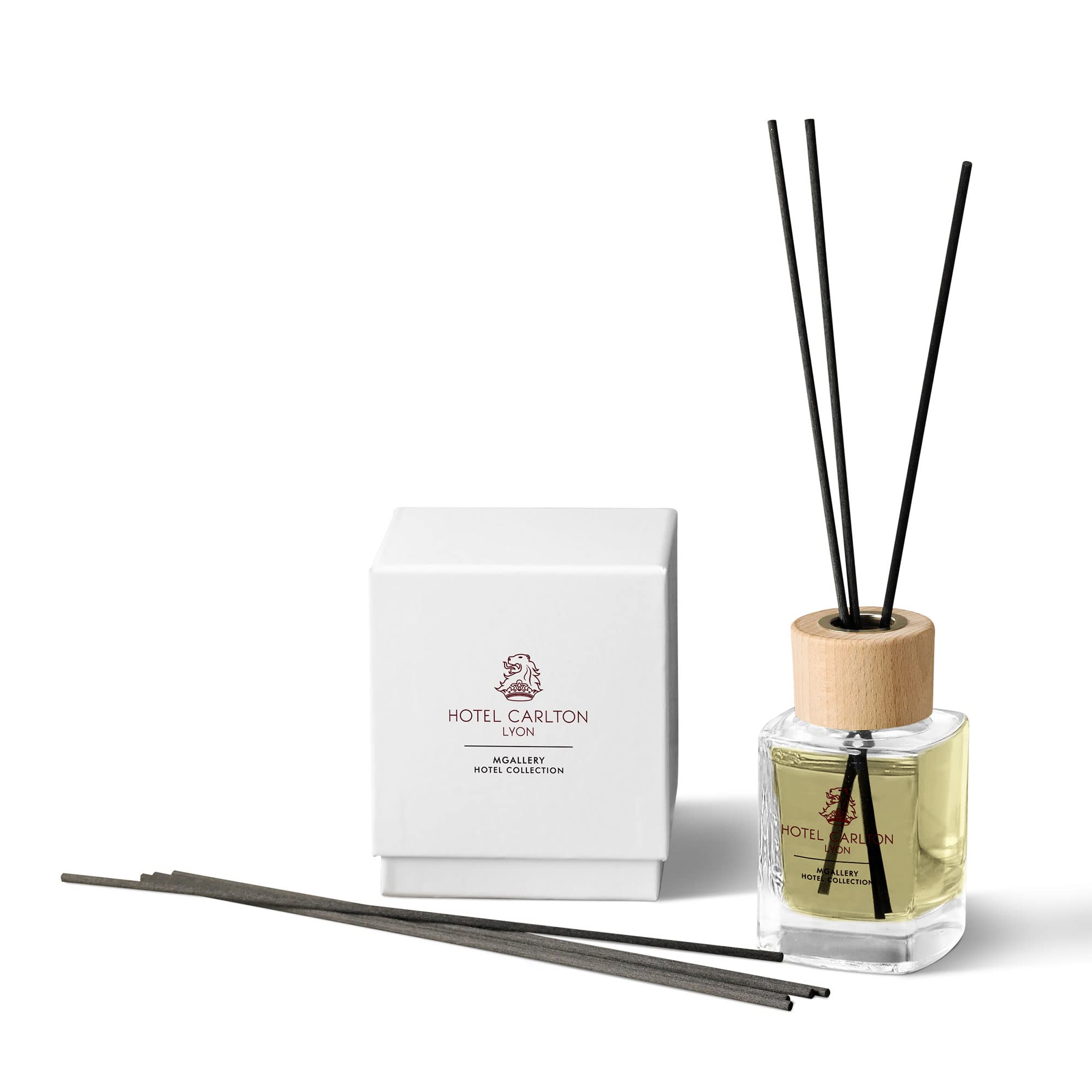 Bouquet Parfumé Hôtel Carlton Lyon – Parfum d’Ambiance - Notes d’Ylang-ylang, Santal, Patchouli - Fabriqué en France – Parfum de Grasse – 100ml