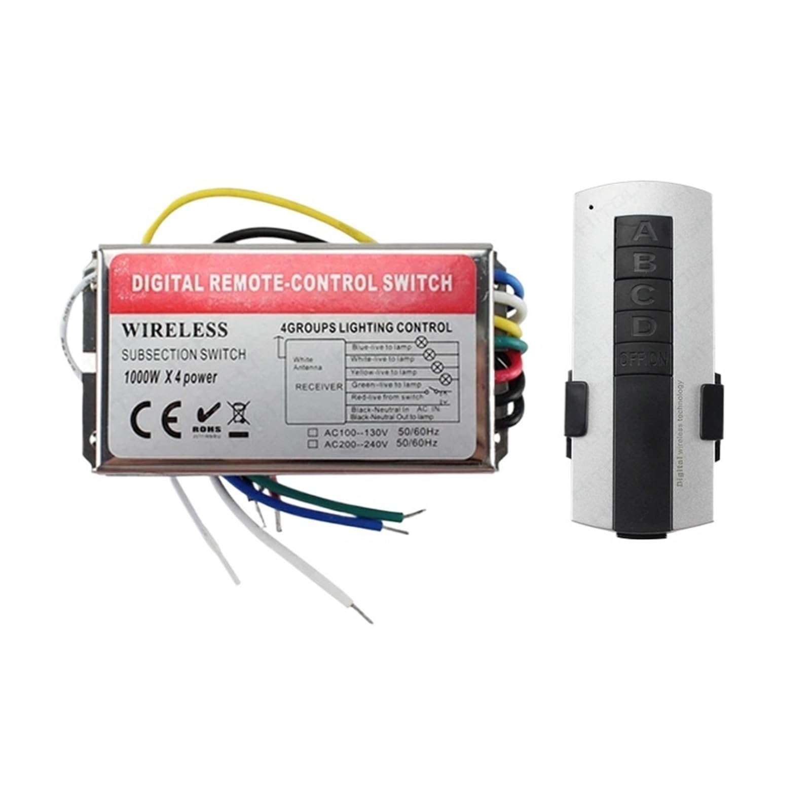Contrôleur télécommande LED 220V 6 canaux pour centraliser vos éclairages sans travaux de câblage