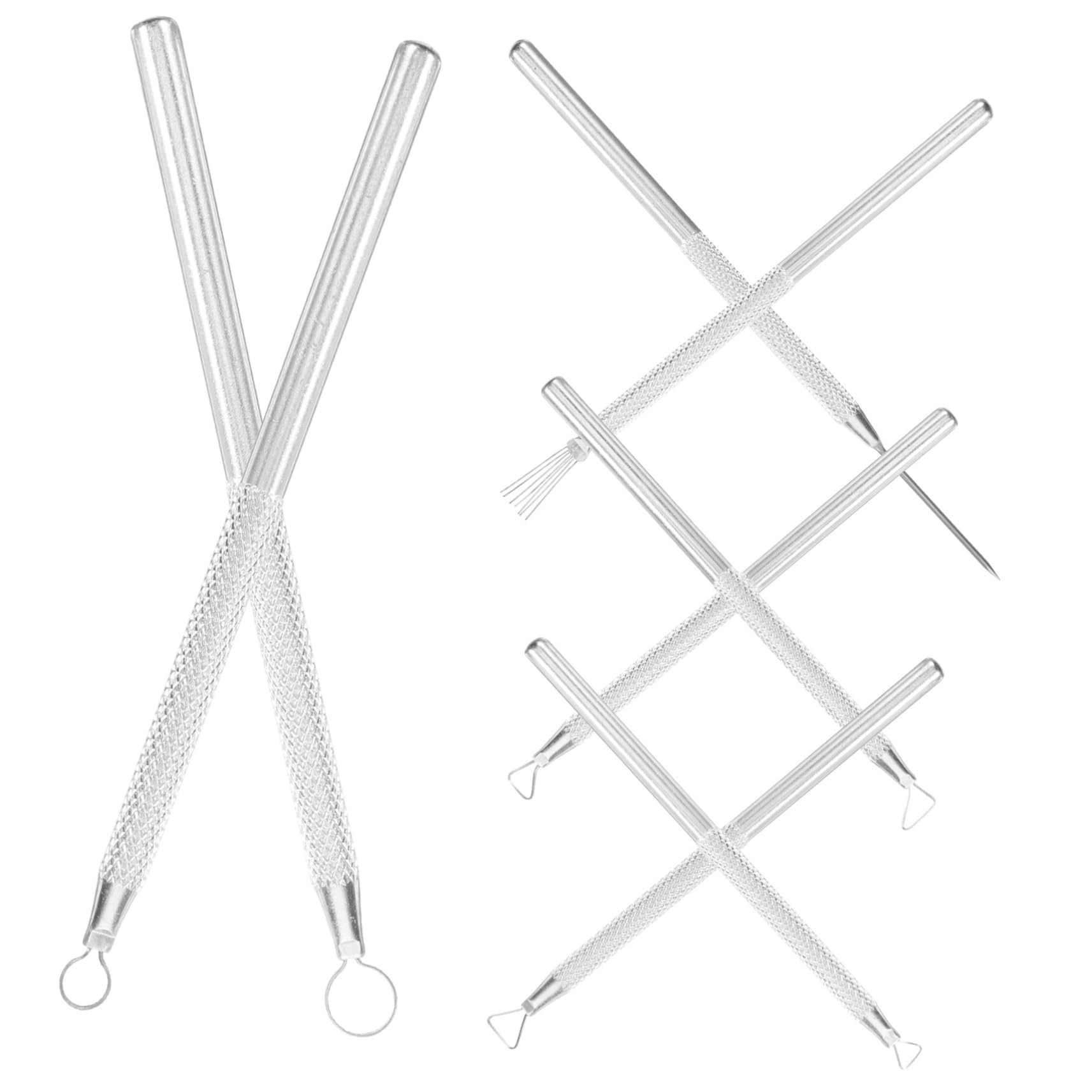 jojofuny 5 Set Strumenti per Intagliare Argilla Aghi per Scultura Dettagli Precisi per Creazioni Ceramica E Fai da Te 8 Pezzi*5