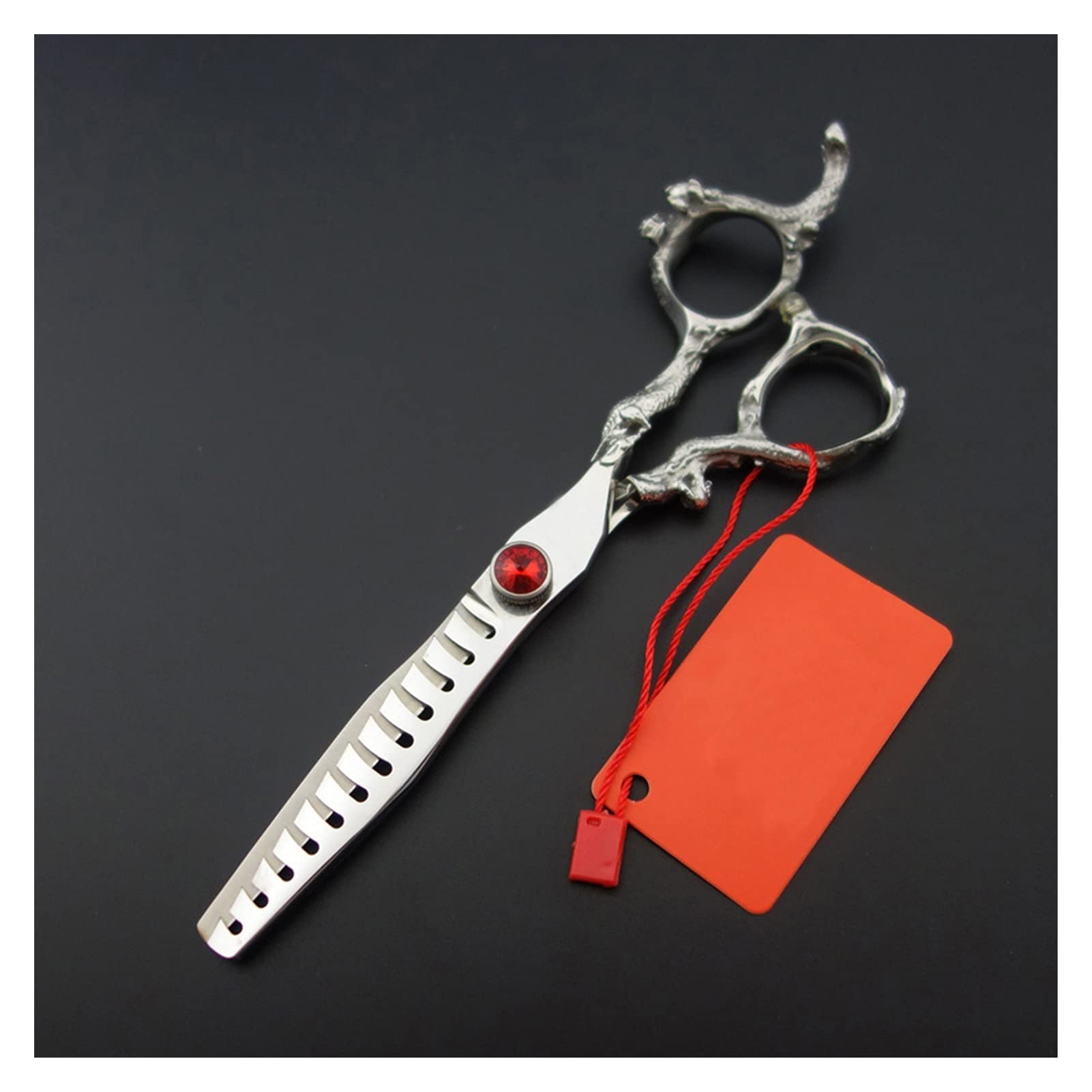 Forbici per Medici per Capelli Professionali Set da Taglio Forbici di assottigliamento Set Acciaio Inossidabile (Color : 6 thinning)