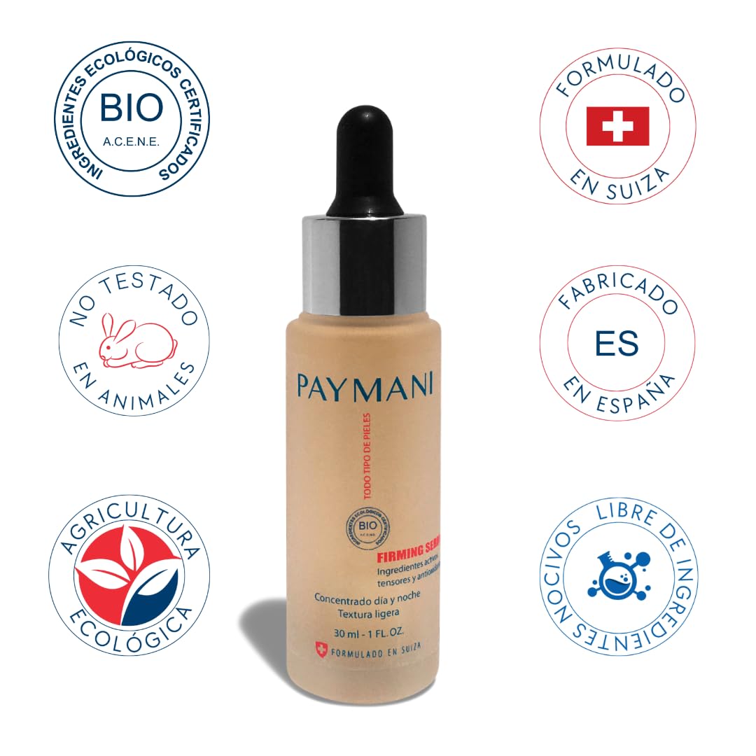 Firming Serum 30 ml, antioxidante, reafirmante, textura ligera, todo tipo de pieles
