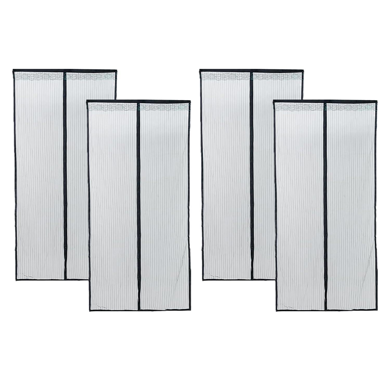 Kuber Industries Magnetic Auto Closing Insect for All Door Types|Black | (Pack of 4) (B0CW1VK4B6) Amazon Price History, Amazon Price Tracker