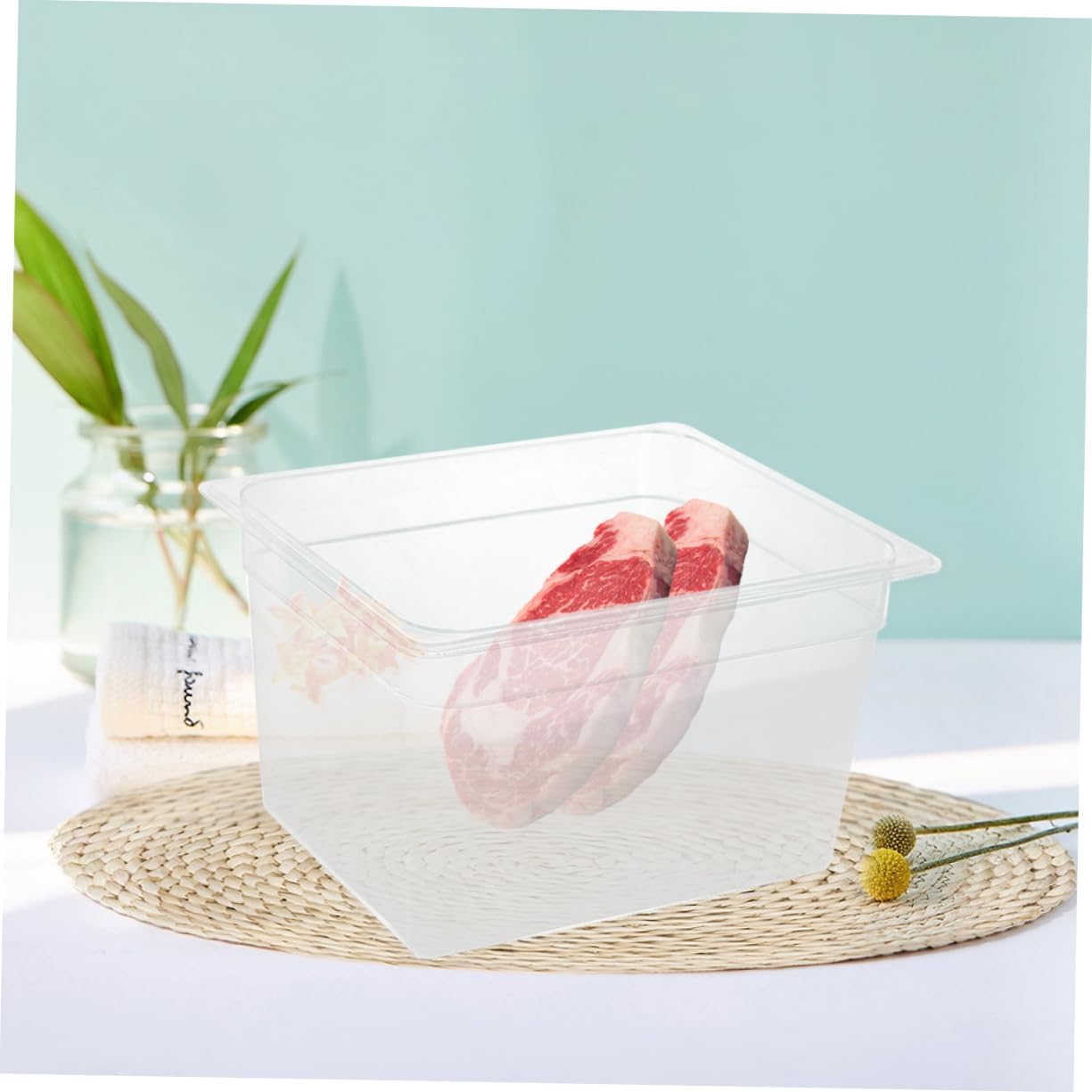 11l Slow Cooker Container Tank Reusable Plastic Storage Case for Slow Cookers Vegetable Storage Box