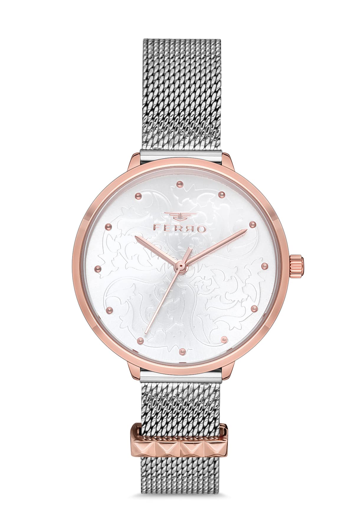 Ferro Analog Silver Dial Womens Watch-F21087C-E (B09RWLRDBN) Amazon Price History, Amazon Price Tracker