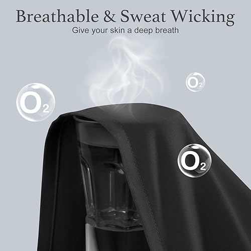 Miniatura 5 de SAKIAO Juego de sábanas de 1000 % algodón egipcio, tamaño Queen 7 (negro, Queen)