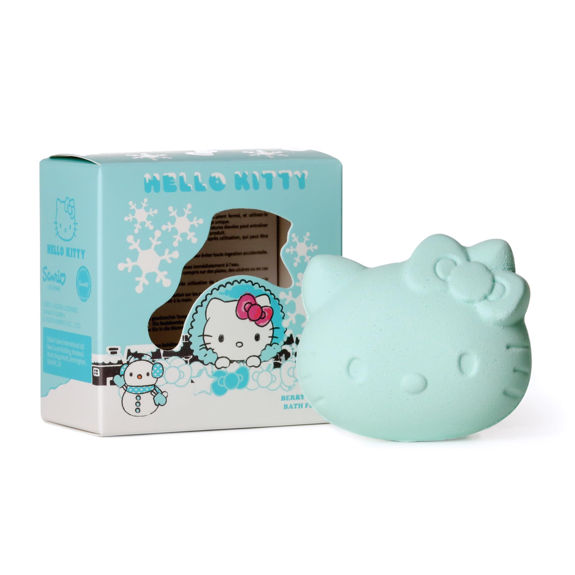 Hello Kitty Bath Fizzer Bombs -150g Bath Bombs in Hello Kitty Shape -Seasonal Scents -Birthday Mothers Day Gifts Idea for Her, Wife, Girlfriend Bubble and Spa Bath (Berry Triffle)