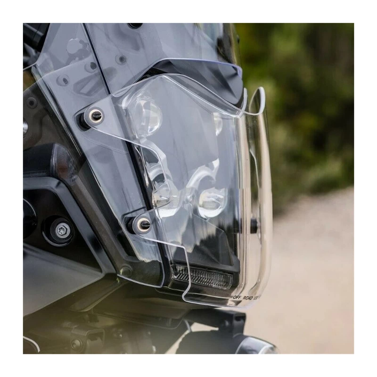 Protezione Faro Moto Per Yamaha Tenere 700 - Copertura In Acrilico Trasparente - Foto 10