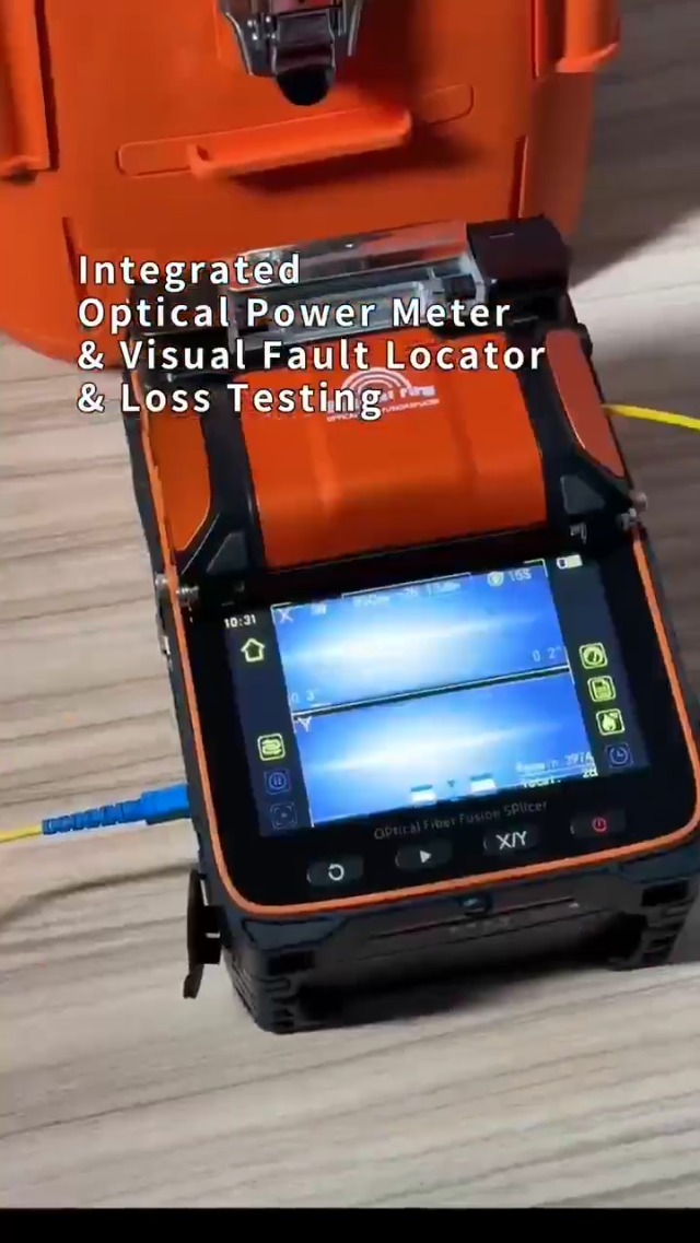 Image of SM&MM Six Motor Core Alignment Fiber Fusion Splicer Automatic FTTH Fiber Optical Welding Splicing 5S Heating 15S (Ai-9)