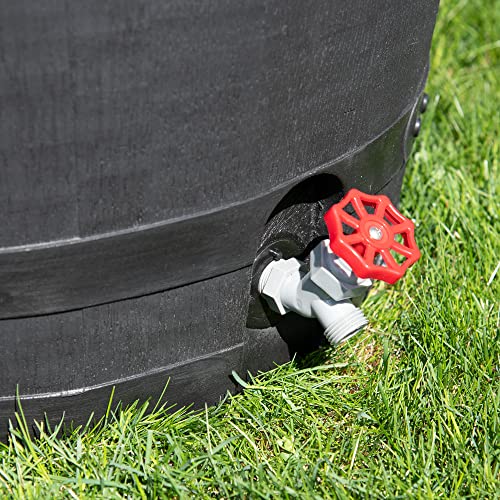 Rts Companies Inc 551400300A8081 Rts Home Accents Polyethylene Premium Flat Back Eco Rain Barrel thumb #5
