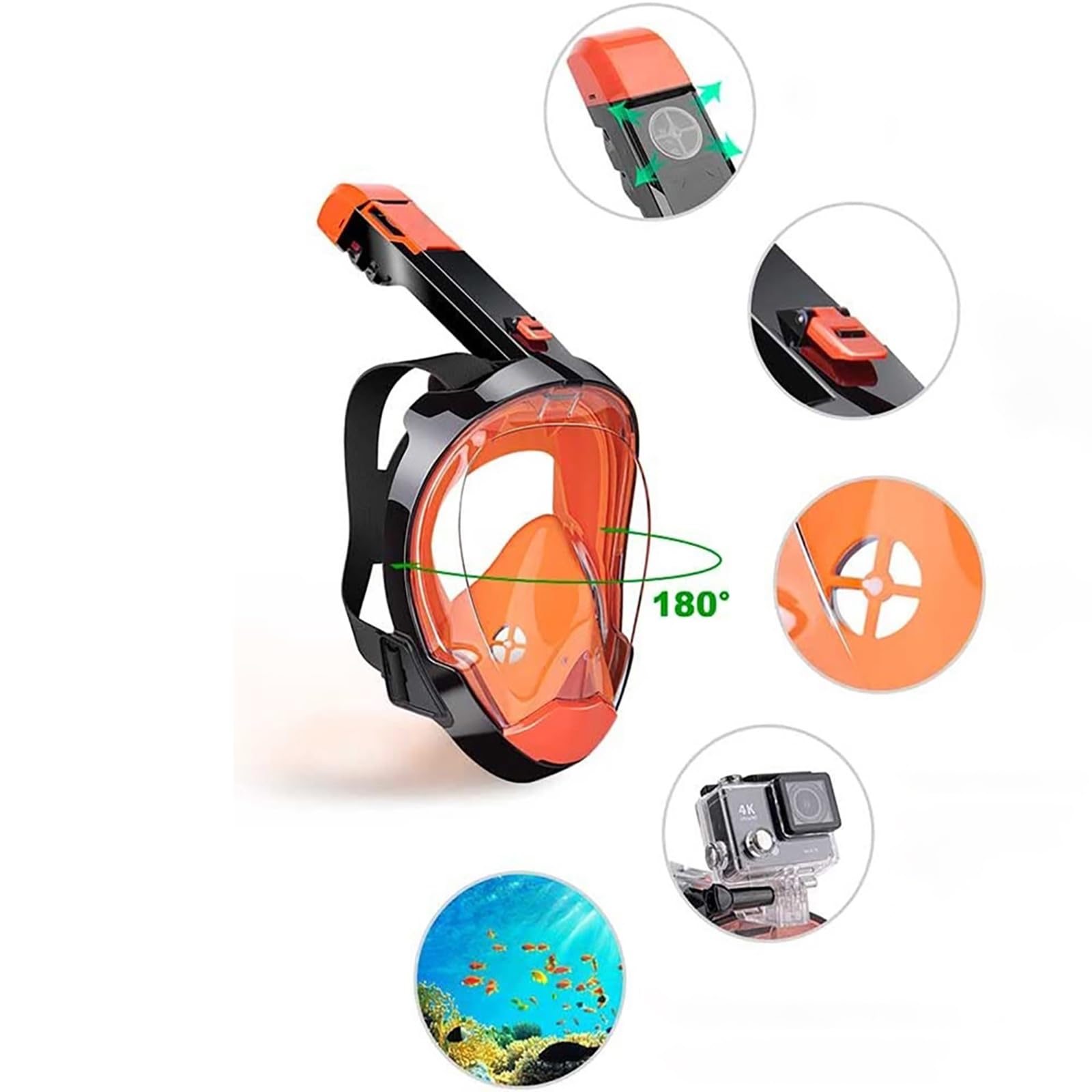 Maschere Subacquee Maschere da snorkeling impermeabili for occhiali sub per L'uso Quotidiano