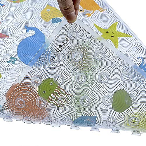 Badmat vis antislipmat bad met zuignappen Natura BPA vrij karikatuur ontwerp douchemat antislip badmat voor kinderen en… - Image 4