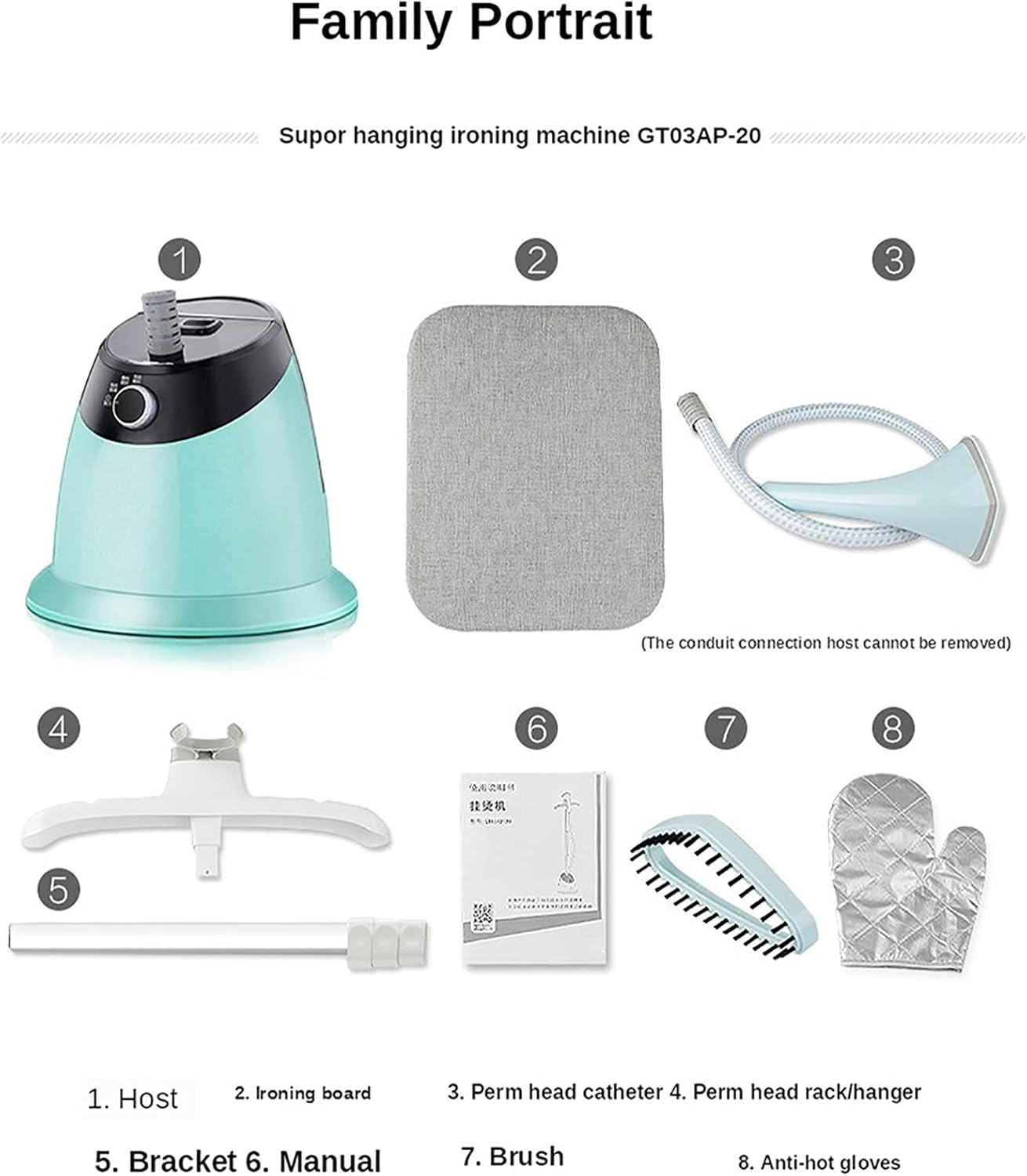 Clothes Steamer,Vertical Garment Steamer 35S Quick Wrinkle Removal 2000W Home Hanging Irons Steamer with Ironing Board and 1.6L Water Tank Continuous Ironing for 50 Min