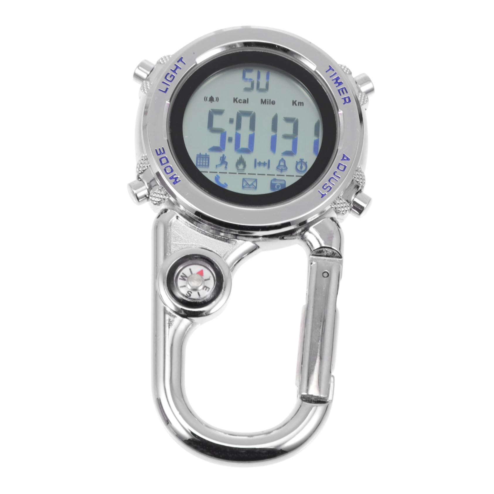 ibasenice Kletter Hängeuhr Blau aus Zinklegierung und Edelstahl