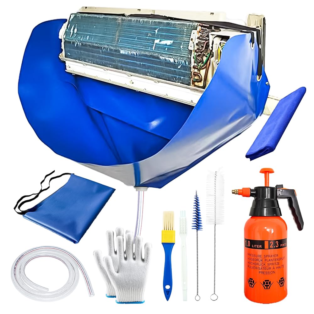 Amazon.com: Ac Cleaning Bag with Wall Protection Cloth, 13Pcs Mini