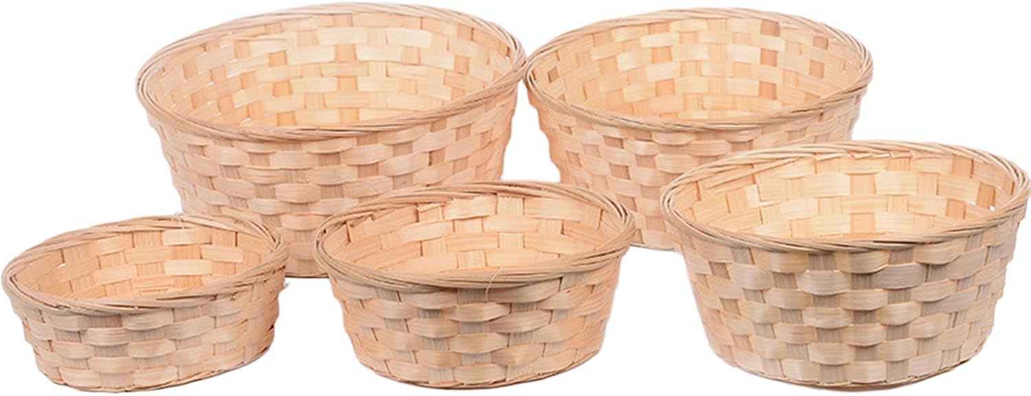 Multi Functional Wicker Tote Bag Sustainable and Weaving Baskets for Shopping and Outdoor Activities Weaving Storage Container