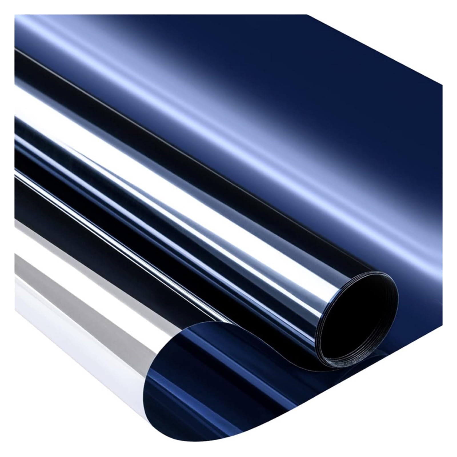 Window Film One Way Privacy Static Cling Heat Insulatio Explosion-Proof Anti Reusable Glass Tint For Windows(50x100cm)