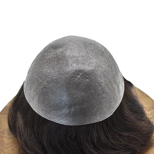 Miniatura 3 de Toupee para hombres Real Human Hairpiece Durable Thin Skin Mens Toupee V-looped Hair System For Mens Hair Piece Toupee Protesis Capilar Para Hombre