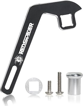 1/10 RC Crawler Car TRX-4 Aluminum Transmitter Steering Wheel Trigger One-Handed Control Adapter Upgrade Parts for 110 Scale Crawler Car Traxxas TQi Transmitter TRX4 TRX6 TRX-4M Black